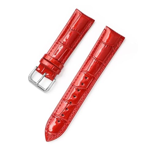 BBPLWEEA YingYou Kristall-Patentarmband, Herren- Und Damenarmband Mit Bambusmuster, 12–22 Mm(Big red,Width 12mm) von BBPLWEEA