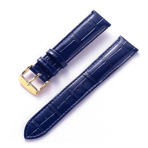 BBPLWEEA YingYou Lederarmband für Herren und Damen, kompatibel mit Cartier Tank London Solo-Schlüssel, Faltschließe, 17, 18, 20, 22 mm, Leder-Uhrenarmband, Zubehör, 40 von BBPLWEEA
