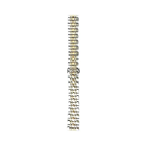 BBPLWEEA YingYou Massives Edelstahl-Uhrenarmband 12 14 15 16 17 18 19 20 21 22 23 24 Mm Ersatz-Uhrenarmband Aus Metall Mit Stiften(Silver RoseGold,24mm) von BBPLWEEA