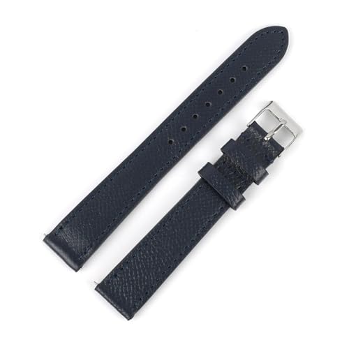 BBPLWEEA YingYou Oberschicht-Kalbslederarmband 12–22 Mm, Modisches, Handgefertigtes Armband Aus Echtem Leder Mit Palmenmuster For Männer Und Frauen, Länge 18/20/22 Cm(Dark bule,16mm) von BBPLWEEA