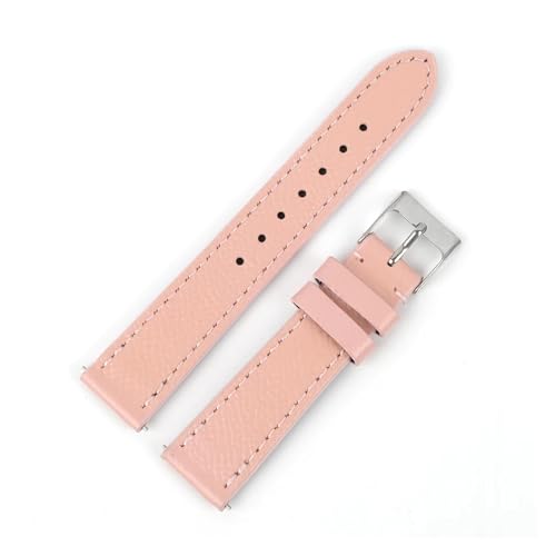 BBPLWEEA YingYou Oberschicht-Kalbslederarmband 12–22 Mm, Modisches, Handgefertigtes Armband Aus Echtem Leder Mit Palmenmuster For Männer Und Frauen, Länge 18/20/22 Cm(Pink,14mm) von BBPLWEEA