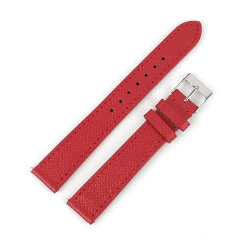 BBPLWEEA YingYou Oberschicht-Kalbslederarmband 12–22 Mm, Modisches, Handgefertigtes Armband Aus Echtem Leder Mit Palmenmuster For Männer Und Frauen, Länge 18/20/22 Cm(Red,14mm) von BBPLWEEA