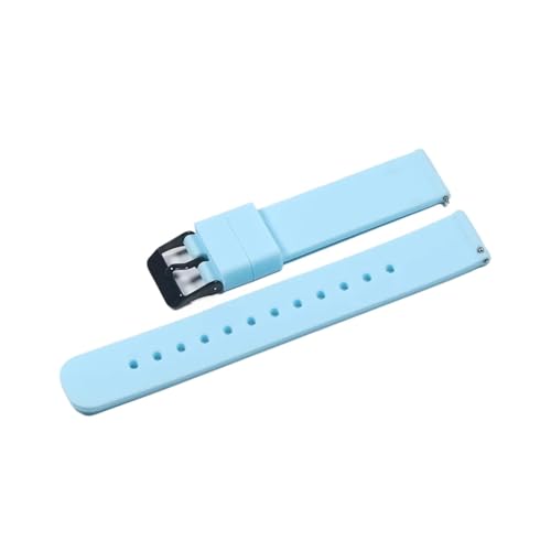 BBPLWEEA YingYou Silikonarmband, 16 mm, 18 mm, 20 mm, 22 mm, Uhrenarmband, 24 mm, weiches Schnellverschluss-Gummiarmband, 20 mm von BBPLWEEA