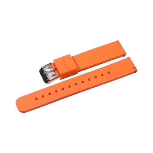 BBPLWEEA YingYou Silikonarmband, 16 mm, 18 mm, 20 mm, 22 mm, Uhrenarmband, 24 mm, weiches Schnellverschluss-Gummiarmband, 20 mm von BBPLWEEA