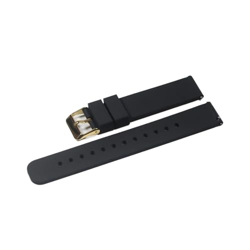 BBPLWEEA YingYou Silikonarmband, 16 mm, 18 mm, 20 mm, 22 mm, Uhrenarmband, 24 mm, weiches Schnellverschluss-Gummiarmband, 20 mm von BBPLWEEA
