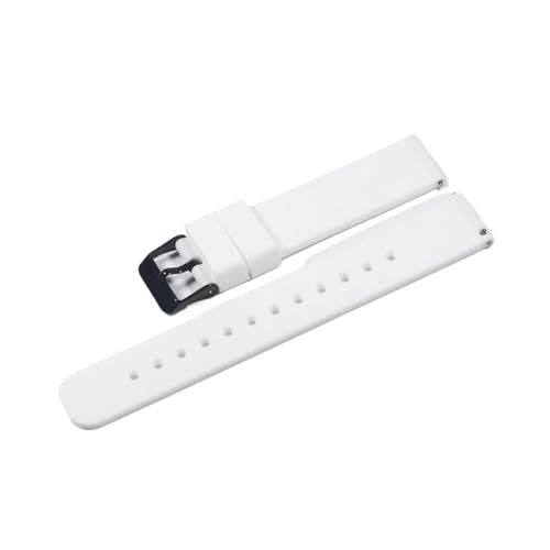 BBPLWEEA YingYou Silikonarmband, 16 mm, 18 mm, 20 mm, 22 mm, Uhrenarmband, 24 mm, weiches Schnellverschluss-Gummiarmband, 20 mm von BBPLWEEA