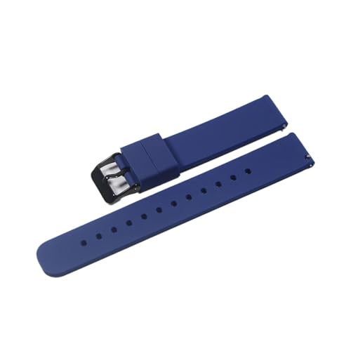 BBPLWEEA YingYou Silikonarmband, 16 mm, 18 mm, 20 mm, 22 mm, Uhrenarmband, 24 mm, weiches Schnellverschluss-Gummiarmband, 22 mm von BBPLWEEA