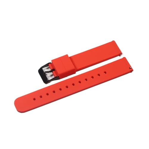 BBPLWEEA YingYou Silikonarmband, 16 mm, 18 mm, 20 mm, 22 mm, Uhrenarmband, 24 mm, weiches Schnellverschluss-Gummiarmband, 22 mm von BBPLWEEA