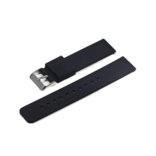 BBPLWEEA YingYou Silikonarmband, 16 mm, 18 mm, 20 mm, 22 mm, Uhrenarmband, 24 mm, weiches Schnellverschluss-Gummiarmband, 22 mm von BBPLWEEA