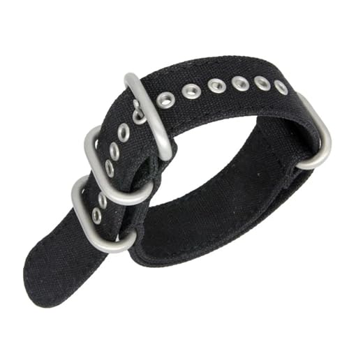 YingYou 18 mm, 20 mm, 22 mm, Nylon-Canvas-Armband, Ringschnalle, kompatibel mit Omega Sport, Universal-Armband für Watch GT2, GT3, Uhrenzubehör, 22 mm von BBPLWEEA