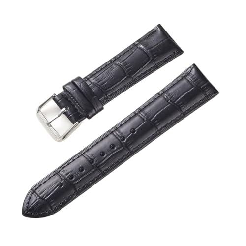 BBPLWEEA YingYou Echtes Rindslederarmband, 18 Mm, 20 Mm, 22 Mm, 24 Mm, Retro-Bambus-Herren-Business-Uhrenarmband Aus Rindsleder(Black,24mm) von BBPLWEEA