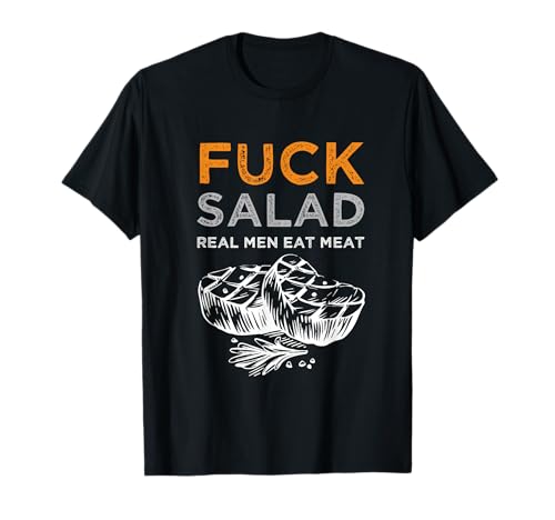 Lustiges BBQ Fleisch Steak Grill Männer Humor Shirt T-Shirt von BBQ Fleisch Steak Grill Barbecue Fleischliebhaber