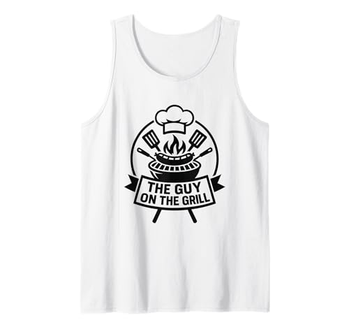 Herren Der Typ auf dem Grill BBQ Chef Funny Tank Top Herren Der Typ auf dem Grill BBQ Chef Funny Tank Top von BBQ Men Shirts for Grill Kings and Dads