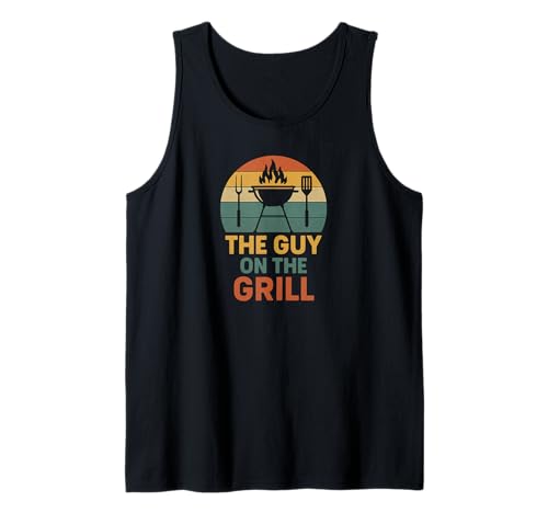Herren Der Typ auf dem Grill Retro-BBQ Herren Tank Top Herren Der Typ auf dem Grill Retro-BBQ Herren Tank Top von BBQ Men Shirts for Grill Kings and Dads