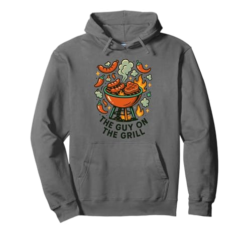 Lustiges BBQ Grillen Men The Guy on The Grill Pullover Hoodie von BBQ Men Shirts for Grill Kings and Dads