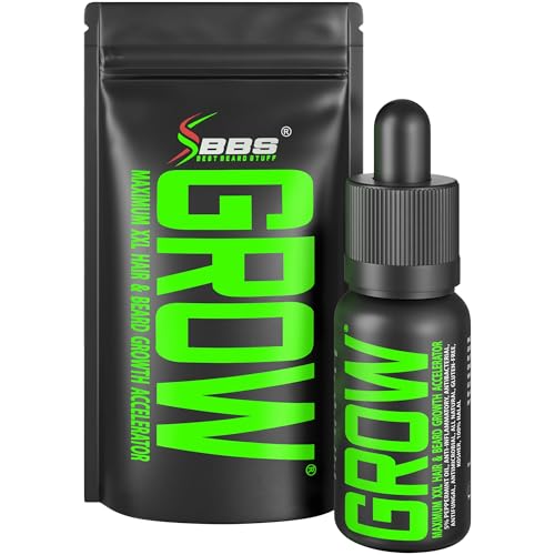 GROW Maximum XXL Beard Growth & Mustache Accelerator Serum - Beard Growth Oil for Men to Fix Patchy Beards and Fill Patches GUARANTEED - Facial Hair Thickening Conditioner & Enhancer - Made in the USA GROW Maximum XXL Beard Growth & Mustache Accelerator Serum - Beard Growth Oil for Men to Fix Patchy Beards and Fill Patches GUARANTEED - Facial Hair Thickening Conditioner & Enhancer - Made in the USA von BBS BEST BEARD STUFF