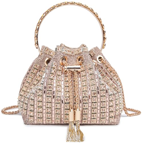BBTT.ful Glitzernde Diamant-Abendtasche, Clutch, Geldbörse für Damen, Strass, Glitzer, Handtasche für Party, Abschlussball, Cocktail, 2. Champagnerfarben BBTT.ful Glitzernde Diamant-Abendtasche, Clutch, Geldbörse für Damen, Strass, Glitzer, Handtasche für Party, Abschlussball, Cocktail, 2. Champagnerfarben von BBTT.ful