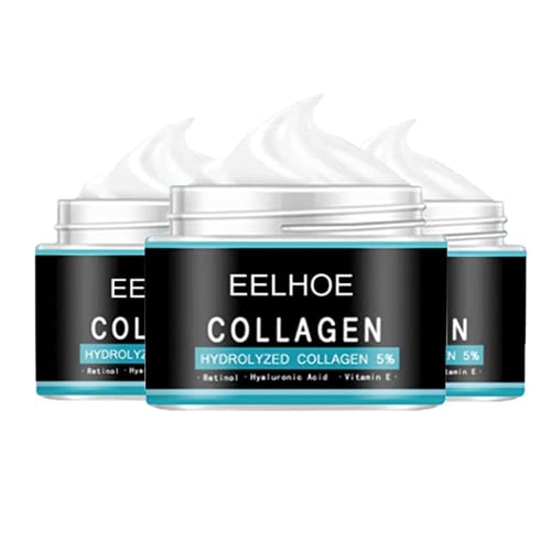 BBVP EELHOE Collagen Cream for Men Anti Age Wrinkle Cream, Mens Anti-Aging Wrinkle Cream Men's Face Moisturizer Cream Hydrolyzed Collagen 5% Cream Day & Night Skin Care Lotion von BBVP