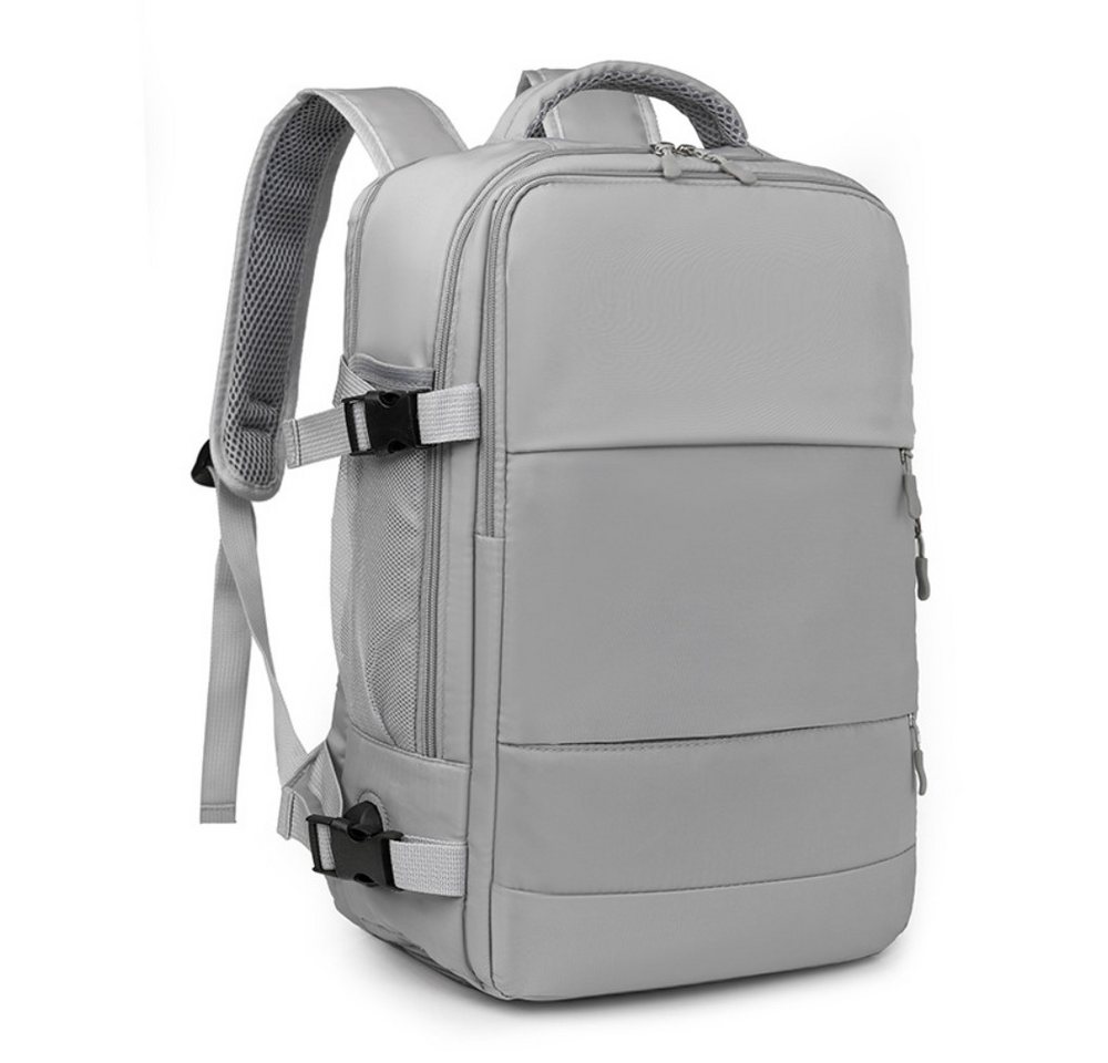 BBWL Packsack Großer Reiserucksack mit USB-Anschluss, 15,6-Zoll-Laptopfach (wasserabweisendem Nylon und Trolleygurt, leicht, geräumig und funktional für unterwegs) von BBWL