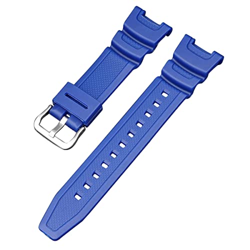BBZ Kompatibel mit Casio G Shock sgw100 SGW-100 Sportarmband SGW-100-1V SGW-100-1VDF wasserdichtes Gummiarmband Uhrenzubehör PU-Armband BBZ Kompatibel mit Casio G Shock sgw100 SGW-100 Sportarmband SGW-100-1V SGW-100-1VDF wasserdichtes Gummiarmband Uhrenzubehör PU-Armband von BBZ