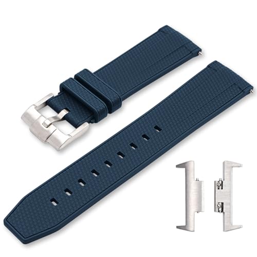 BBZ Quickfit FKM armband Kompatibel mit Tissot PRX Watch Series,PRX Powermatic 80,12mm Men Women Replacement armbands Kompatibel mit Tissot PRX 40mm von BBZ