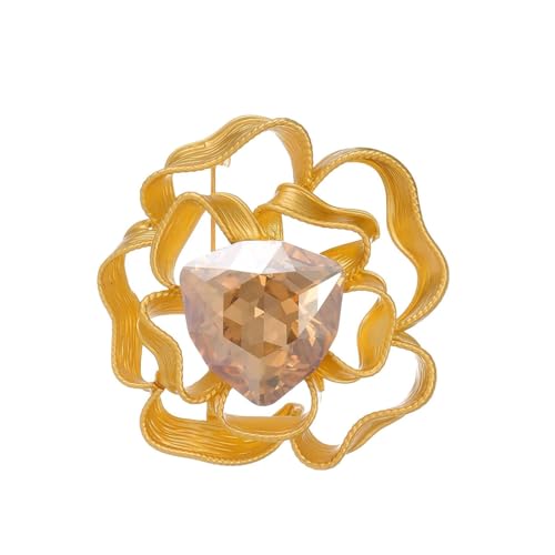 Blütenblatt Schmetterling Brosche Temperament Anzug Corsage Pin Bekleidung Accessoires, Gold + Champagner Gold Blütenblatt Schmetterling Brosche Temperament Anzug Corsage Pin Bekleidung Accessoires, Gold + Champagner Gold von BBirtyQV