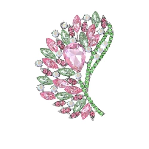 Broschen für Damen, Unisex, große Glasnadeln, Schmuckzubehör, Metall Zink Acryl von BBirtyQV