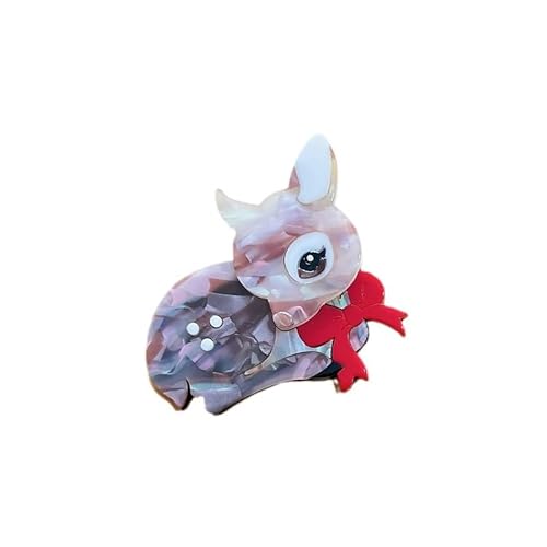 Cartoon Fliege Rehkitz Brosche Acryl Tier Abzeichen Pin Tasche Tasche Ornament, Metall Zink Acryl von BBirtyQV