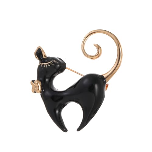 Damen-Brosche mit Kapuzinerkätzchen, Vintage-Stil, Anstecknadel, Anstecknadel, Kleidung, Paar, Zubehör, Metall Zink Acryl Damen-Brosche mit Kapuzinerkätzchen, Vintage-Stil, Anstecknadel, Anstecknadel, Kleidung, Paar, Zubehör, Metall Zink Acryl von BBirtyQV