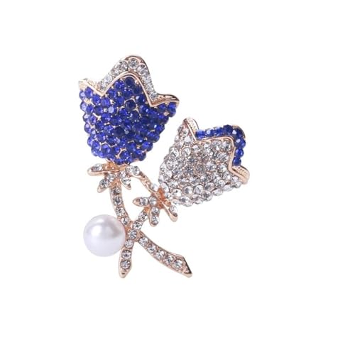 Emaille Pfingstrosen-Broschen für Damen, Unisex, Perlen, Pflanzennadeln, Zubehör, Dekoration, Metall Zink Acryl von BBirtyQV