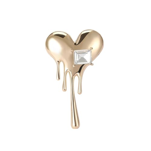 Glänzende Herz-Broschen für Frauen, Tier-Pflanzennadeln, Stern, Musiknoten, Schleife, Freund, Schmuck-Zubehör, Metall Zink Acryl von BBirtyQV