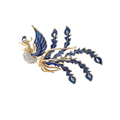 Klassische Phoenix-Broschen für Damen, Unisex, Emaille, Tier, Vogel, Schmuckzubehör, Metall Zink Acryl von BBirtyQV