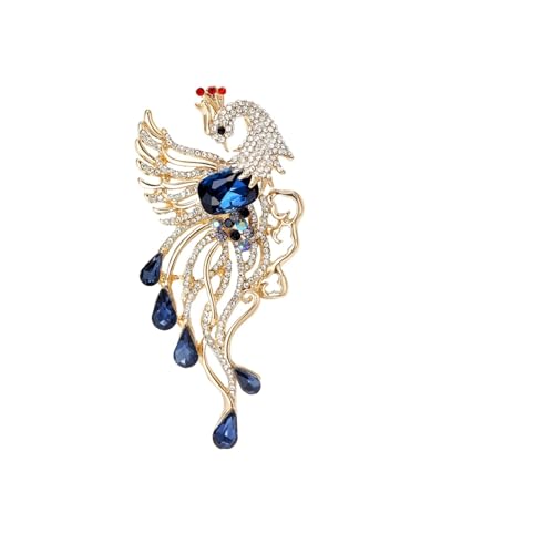 Klassische Phoenix-Broschen für Damen, Unisex, Emaille, Tier, Vogel, Schmuckzubehör, Metall Zink Acryl von BBirtyQV