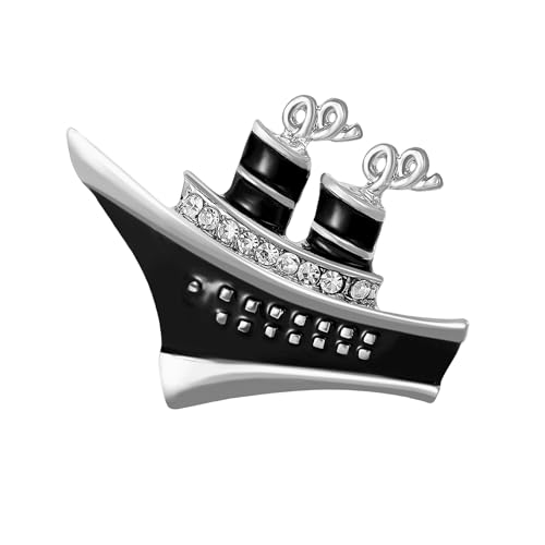 Kreative Damen-Brosche, Legierung, Emaille, Schiff, Brosche, einzigartige Herrenbekleidung, Corsage, Ornament, Anstecknadel, Metall Zink Acryl Kreative Damen-Brosche, Legierung, Emaille, Schiff, Brosche, einzigartige Herrenbekleidung, Corsage, Ornament, Anstecknadel, Metall Zink Acryl von BBirtyQV