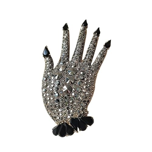 Metall-Brosche mit Diamanten, Palmen-Brosche, kreativ, funkelnd, Persönlichkeit, Corsagen-Ornament, Metall Zink Acryl Metall-Brosche mit Diamanten, Palmen-Brosche, kreativ, funkelnd, Persönlichkeit, Corsagen-Ornament, Metall Zink Acryl von BBirtyQV