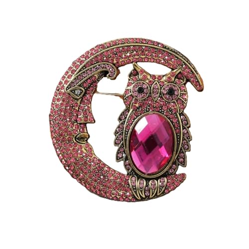 Mondeule Brosche Tier Corsage Urlaub Pin Blazer Accessoires, Rose Rot von BBirtyQV