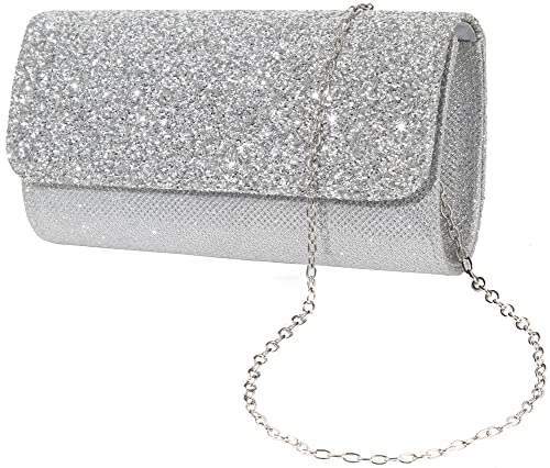 BBjinronjy Clutch, Abendtasche, Handtasche, Geldbörse, mit abnehmbarem Kettenriemen für Hochzeit, Cocktailparty, Damen von BBjinronjy