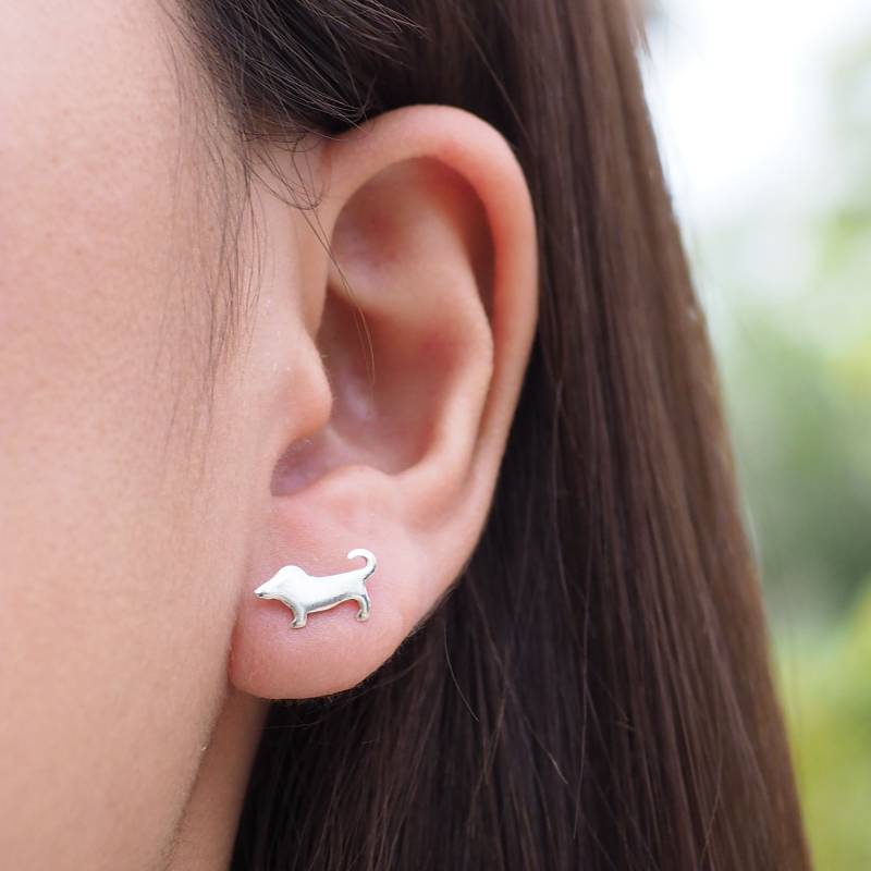 Dutchun Hunde Ohrstecker, Tierohrringe, Hundeohrringe, Hundeliebhaber, Haustierohrringe, Geschenkidee/Bk104P von BBlingsilver