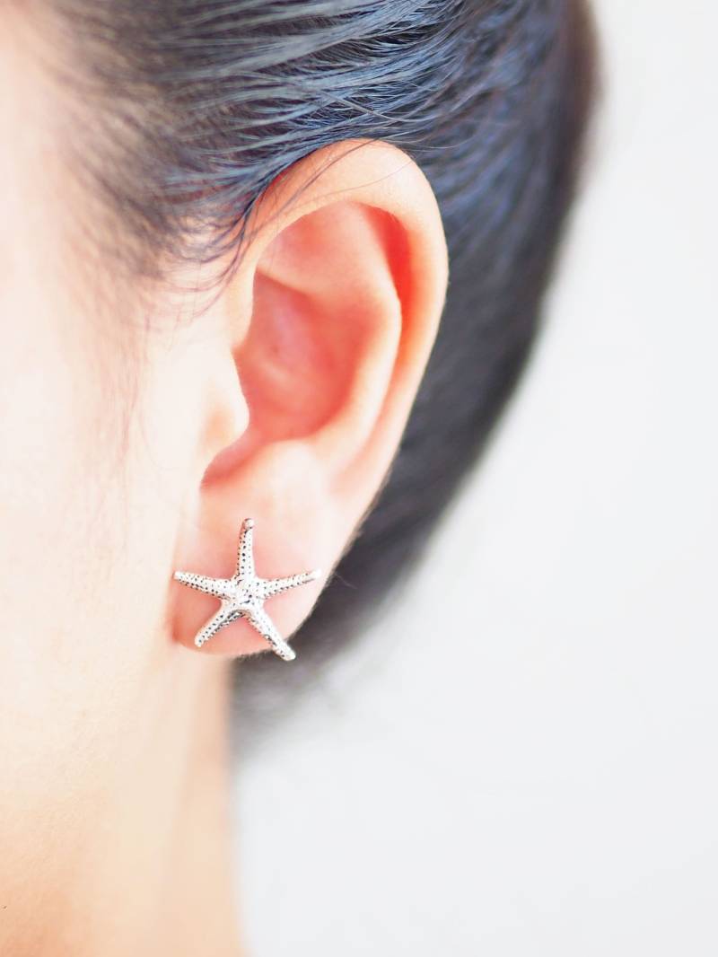 Seestern Ohrstecker, Nautik Schmuck, Geschenkidee/Bd93 von BBlingsilver