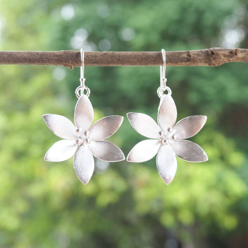 Wildblumen Ohrringe, Florale Brautjungfer Geschenk, Geschenk Für Sie/Da25 von BBlingsilver