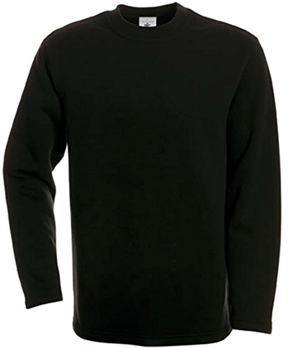 Kasten-Sweatshirt 'Open Hem', Farbe:Black;Größe:L L,Black von BC