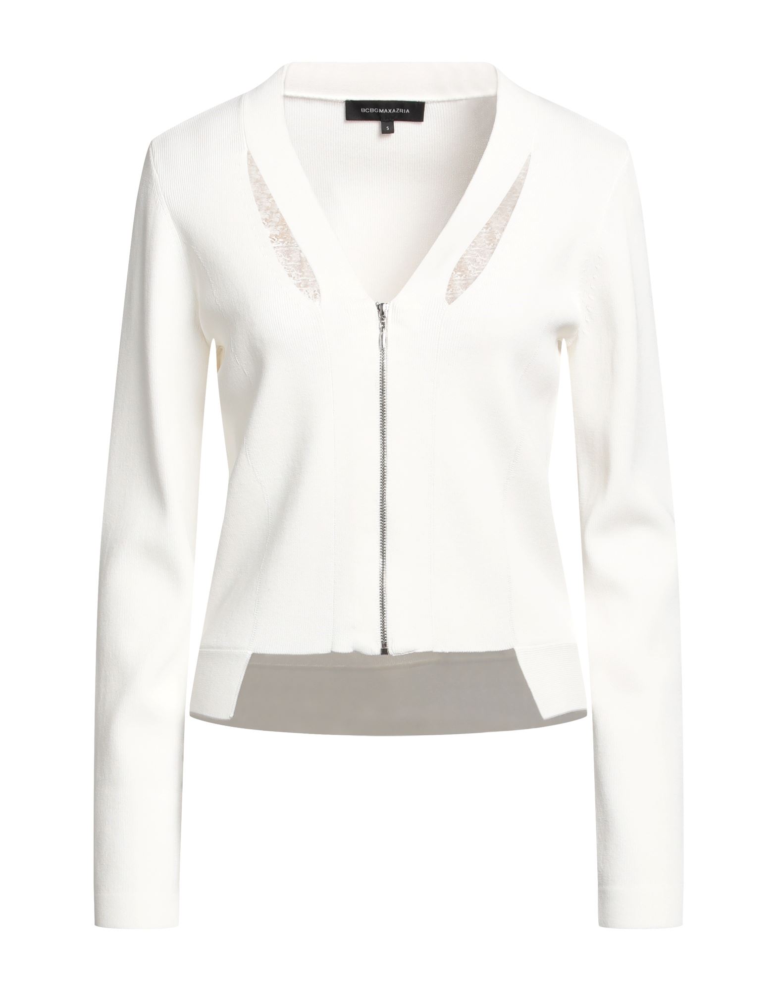 BCBGMAXAZRIA Strickjacke Damen Off white von BCBGMAXAZRIA