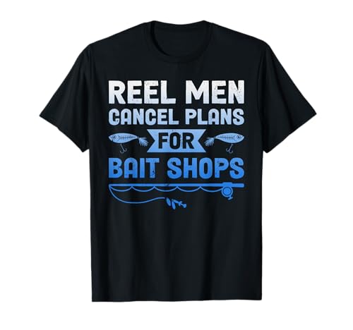 Reel Men stornieren Pläne Angeln Angler Fisherman Fish Hunter T-Shirt von BCC Fishing Fisherman Angler Fish Lover Graphic