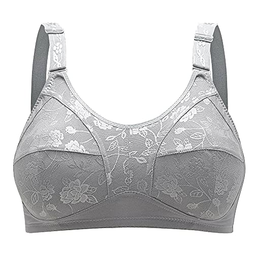 BCHRAYIUP Damen BH Voller Abdeckung BüGellos Ungepolstert Minimizer Softschalen BH 95-D von BCHRAYIUP