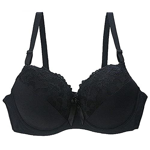 BCHRAYIUP Damen Bügel Gepolsterter BH Blumen Push-Up Cup BH Mit Voller Abdeckung 95-C von BCHRAYIUP