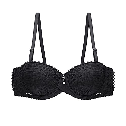 Damen Sexy Spitze BüGel BH Leicht Gepolstert Plunge Push-up Volle-Cup BH 85-AA von BCHRAYIUP