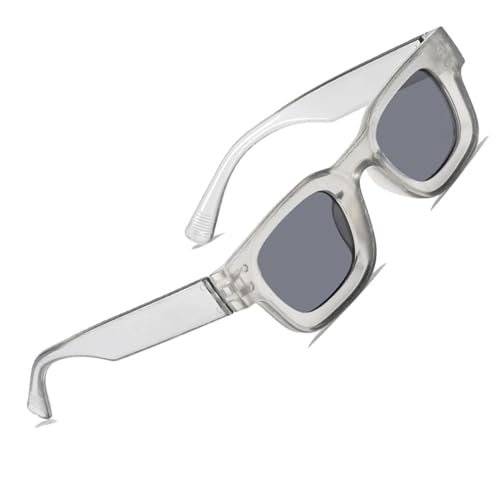 BCIOUS Futuristen-Sonnenbrille, coole leichte Sonnenbrille, dicker Rahmen, für Hochzeit, Outdoor, dicker Rahmen, Sonnenbrille für Damen, B von BCIOUS