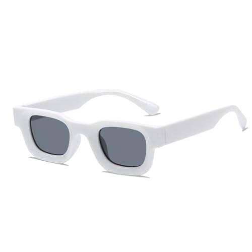 BCIOUS Futuristen-Sonnenbrille, coole leichte Sonnenbrille, dicker Rahmen, für Hochzeit, Outdoor, dicker Rahmen, Sonnenbrille für Damen, D von BCIOUS