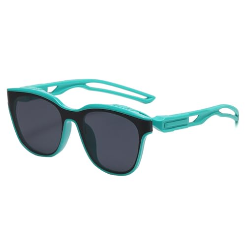 BCIOUS Modische Sonnenbrille für Teenager, Karneval, Nachtclub, Fotografie, Brille, Teenager, Mädchen, Angeln, Einkaufen, Wandern, Klettern, modische Sonnenbrille für Damen, Trend 2024, Blue Frame von BCIOUS