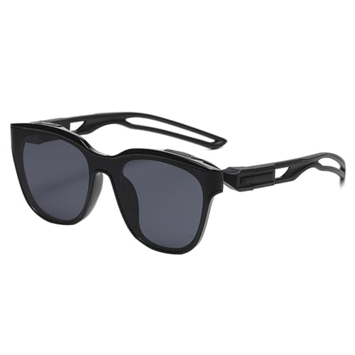 BCIOUS Modische Sonnenbrille für Teenager, Karneval, Nachtclub, Fotografie, Brille, Teenager, Mädchen, Angeln, Einkaufen, Wandern, Klettern, modische Sonnenbrille für Damen, Trend 2024, Schwarzer von BCIOUS